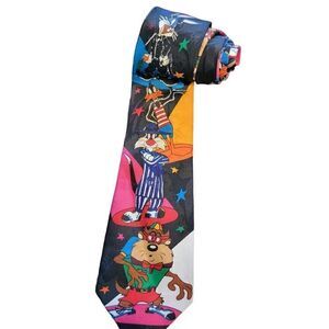 Looney Toons Mania Neck Tie Vintage 1993